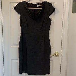 CK grey work dress